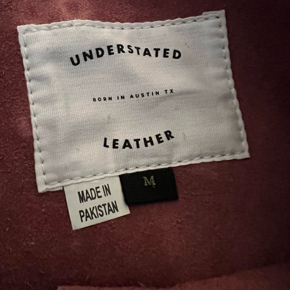 Understated Leather Chaps Belt in Pink “Rebelious Rose” - Picture 7 of 12